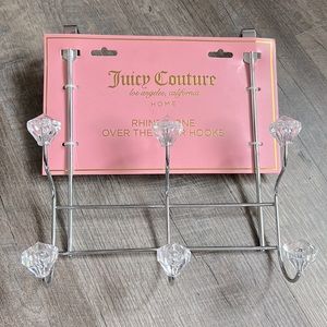 Juicy Couture Rhinestone over the door hooks